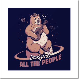 Imagine All the People by Tobe Fonseca Posters and Art